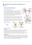 Samenvatting medisch biologisch blok 1.3 