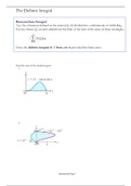 5.3-5.6 The Definite Integral