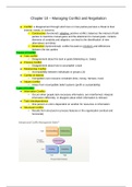 Chapter 10 – Managing Conflict and Negotiation 