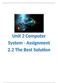 Unit 2: computer system – Assignment 3: Set up the System