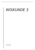 Samenvatting wiskunde 3 