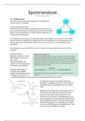 Samenvatting Sporenanalyse powerpoints + aanvullende informatie