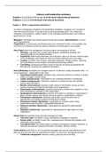 Culture and leadership summary about chapters: 1, 2, 3, 4, 6, 7, 9, 11, 12, 16 of the book Organizational behaviour and chapter: 1, 2, 4, 5, 8 of the book Intercultural sensitivity