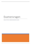 Examenvragen Kwalitatieve onderzoeksmethoden