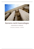 Hoorcolleges romeins recht