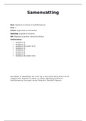 Samenvatting Algemene economie en bedrijfsomgeving H14 - H15 - H16 - H19 - H21 - H22 - H23 - H24