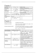 2DL30 Formule summary Douglas C. Montgomery Applied Statistics and Probability for Engineers 6th chapter 2-10