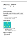 Samenvatting Edumundo Consumentengedrag 