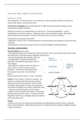 Overall summary articles   lectures Place, regions and identities