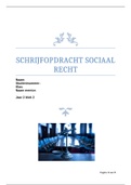 Schrijfopdracht sociaal recht stuvia