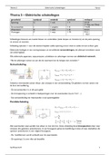 Elektrische schakelingen  - Thema 5 - Quark 5.2 Samenvatting