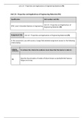 Assignment 4 - Failure and Degradation of Engineering Materials - BTEC Level 3 Engineering: Unit 10 (P6, P8 & M3) – Properties and Applications of Engineering Materials