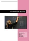 Thema leraar worden essay