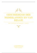 Geschiedenis Der Nederlanden lesnotities