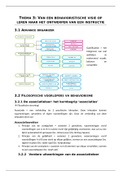 Onderwijskunde T3: behavioristische visie op leren en instructie 