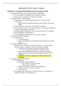 Marketing 3010 Exam 4 Notes