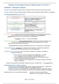 Samenvatting Inleiding in de Psychologie deel II, Hs 9-17 (P. Gray & D. Bjorklund)