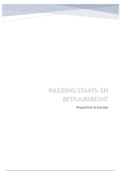 Samenvatting onderwijsgroepen Inleiding Staats- en bestuursrecht