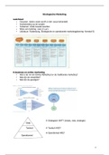 Aantekeningen Strategische Marketing, inclusief uitwerking opdrachten en belangrijke informatie tentamen
