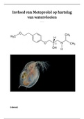 Verslag 1 Metoprolol op hartslag van watervlooien vwo 5 nlt