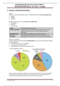 Samenvatting - Aardrijkskunde (de Geo) - Havo/VWO 2 - hoofdstuk 3 (paragraaf 1 en paragraaf 2) - Nederland Duurzaam - energie