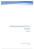 BIAG31 Interieur in context B_Design - Les 2 - Design en consumptie