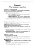 Chapter 1-8 Social Psychology Part 1