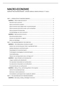 MACRO-ECONOMIE - Samenvatting macroeconomics, a european text (door Michael Burda en Charles Wyplosz)