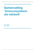 Samenvatting - Immuunsysteem als netwerk