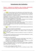 Connaissances des Institutions - CHAP 1