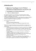 Samenvatting Arbeidsrecht