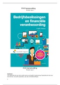 Samenvatting Financiële informatievoorziening(FIVO) - Boek: Bedrijfsbeslissingen en financiële verantwoording - A.W.W. Heezen