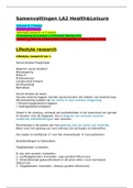 Samenvatting Health/Leisure Kerntaken, Sector en Engels