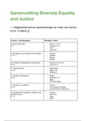 Uitgebreide Samenvatting ALLES Blok 2 (Lecture 8 t/m 14) Diversity, Equality and Justice