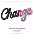 Change Management Samenvatting in het Nederlands