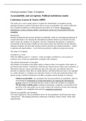 Topic corruption: Lederman et al (2005), Meon & Sekkat (2005), Olken (2009), Svensson (2005)