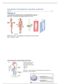 Fysiologische regulatie systemen LEERDOELEN/samenvatting