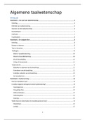 TT 1617 BA1 Algemene taalwetenschap - samenvatting