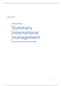Summary International Strategy/ Management 2018/2019 (grade: 9.1)