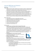 fMRI data and statistics: summary of topics covered in the exam