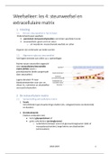 Les 4: steunweefsel en extracellulaire matrix