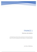 Finance 1 solved exercises