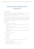 Samenvatting Management & organisatie 2.3