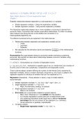 Extensive lecture notes econometrics