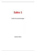 Sales, marketing en CRM examenstof