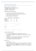 Geavanceerde Analysemethoden (GAM) samenvatting alle colleges