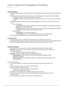 Human Physiology - Respiration: Control & Regulation of Breathing