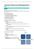 summary performance test / HRM & M&O