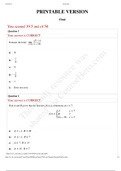 Math 1431 Final Exam 2018