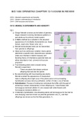 Biology 1404 Exam Chapter 12-14 Review